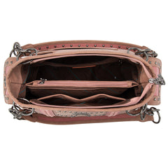 MW1325G-8085  Montana West Cut-Out Embroidered Concealed Carry Satchel