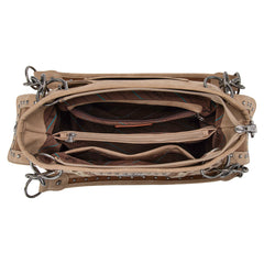 MW1325G-8085  Montana West Cut-Out Embroidered Concealed Carry Satchel