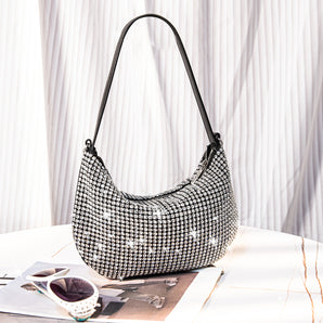 MWL-C020 Montana West Sparkly Rhinestones Bling Clutch/Shoulder Bag