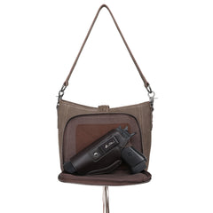 MWL-G001 Montana West Genuine Leather Collection Concealed Carry Hobo/Crossbody