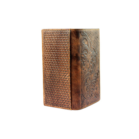 MWL-W005 Genuine Tooled Leather Collection Men's Wallet