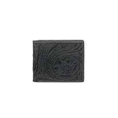 MWS-W001 Genuine Tooled Leather Collection Men's Wallet