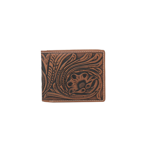 MWS-W001 Genuine Tooled Leather Collection Men's Wallet