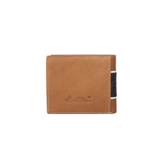 MWS-W010 Genuine Leather Embossed Floral Men's Wallet