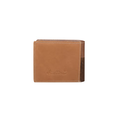 MWS-W024A Genuine Tooled Hair-On Leather Collection Men's Wallet