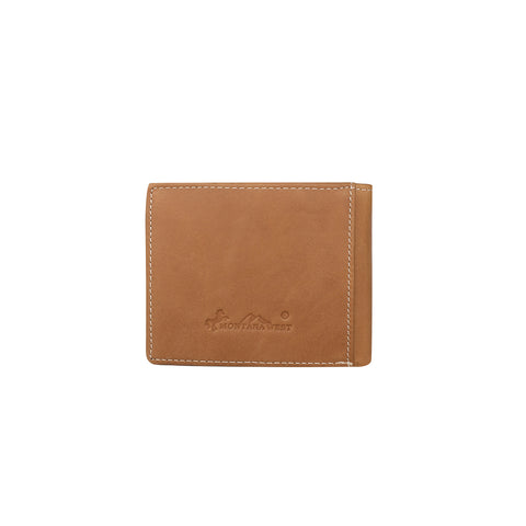 MWS-W031.  Genuine Leather Tooled Collection Men's Wallet