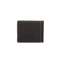 MWS-W031.  Genuine Leather Tooled Collection Men's Wallet