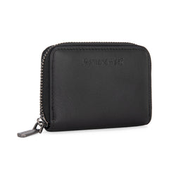MWS02-W001   Montana West Genuine Leather Credit Card Zip Wallet for Men Woman
