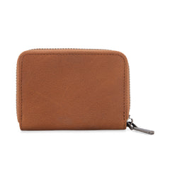 MWS02-W001   Montana West Genuine Leather Credit Card Zip Wallet for Men Woman