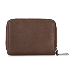MWS02-W001   Montana West Genuine Leather Credit Card Zip Wallet for Men Woman