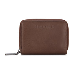 MWS02-W001   Montana West Genuine Leather Credit Card Zip Wallet for Men Woman