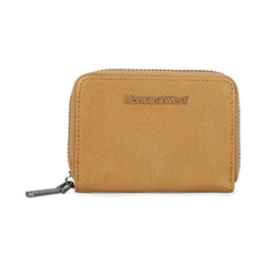 MWS02-W001   Montana West Genuine Leather Credit Card Zip Wallet for Men Woman