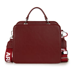 NC-AFU004BDY  University of Arkansas Razorbacks Satchel/Crossbody Bag -Burgundy