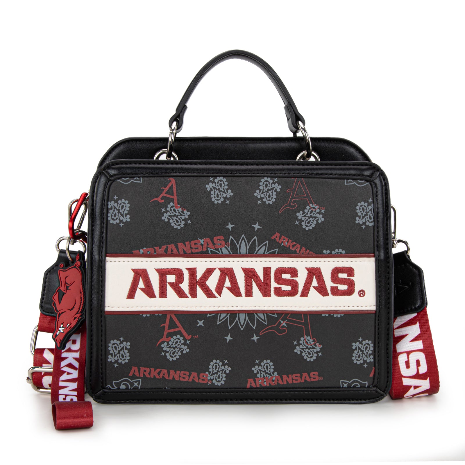 Arkansas Razorback Backpack NC-AFU004BK University of Arkansas Razorbacks Satchel/Crossbody Bag ...