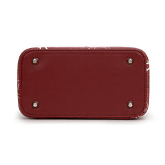 NC-AFU007BDY  University of Arkansas Razorbacks Vanity Top Handle-Bag- Burgundy