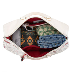 NC-AFU008BG  University of Arkansas Razorbacks Duffle Bag -Beige