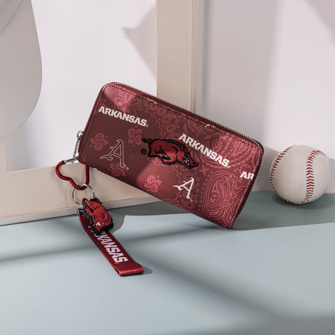 NC-AFU011BDY University of Arkansas Razorbacks Wallet/Wristlet - Burgundy