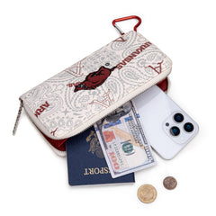 NC-AFU011BG University of Arkansas Razorbacks Wallet/Wristlet - Beige