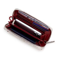 NC-AFU011BG University of Arkansas Razorbacks Wallet/Wristlet - Beige