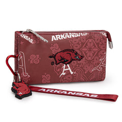 NC-AFU013BDY University of Arkansas Razorbacks Wallet/Wristlet - Burgundy