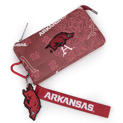 NC-AFU013BDY University of Arkansas Razorbacks Wallet/Wristlet - Burgundy