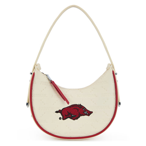 NC-AFU017  University of Arkansas Razorbacks Hobo Bag