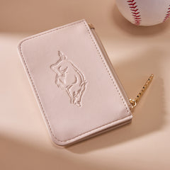 NC-AFU021BG University of Arkansas Razorbacks Zip Card Case-Beige