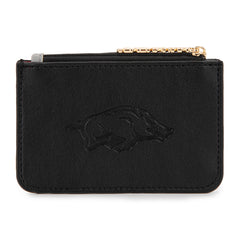 NC-AFU021BK University of Arkansas Razorbacks Zip Card Case-Black