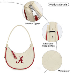 NC-AL017  University of Alabama Crimson Tide Hobo Bag