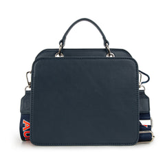 NC-AU004NY  Auburn University Tigers Satchel/Crossbody Bag - Navy