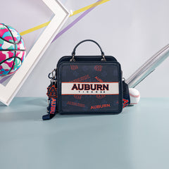 NC-AU004NY  Auburn University Tigers Satchel/Crossbody Bag - Navy