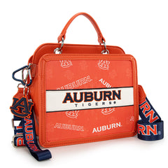 NC-AU004OR  Auburn University Tigers Satchel/Crossbody Bag - Orange