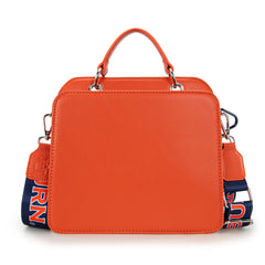 NC-AU004OR  Auburn University Tigers Satchel/Crossbody Bag - Orange