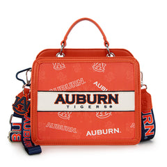 NC-AU004OR  Auburn University Tigers Satchel/Crossbody Bag - Orange