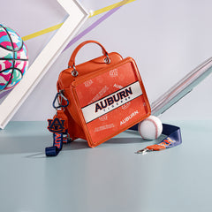 NC-AU004OR  Auburn University Tigers Satchel/Crossbody Bag - Orange