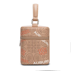 NC-AU007KH  Auburn University Vanity Top Handle-Bag -Khaki