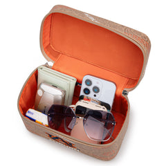 NC-AU007KH  Auburn University Vanity Top Handle-Bag -Khaki