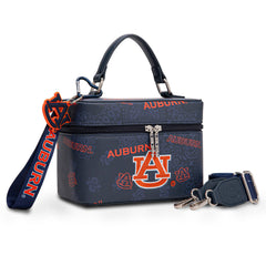 NC-AU007NY    Auburn University Vanity Top Handle-Bag -Navy
