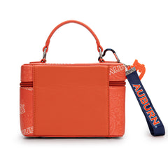 NC-AU007OR     Auburn University Vanity Top Handle-Bag -Orange