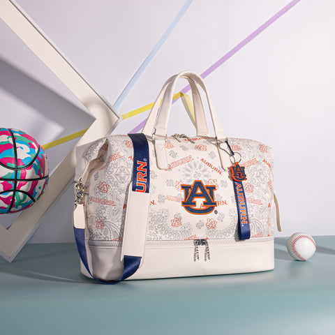 NC-AU008BG  Auburn University Tigers Duffle Bag -Beige