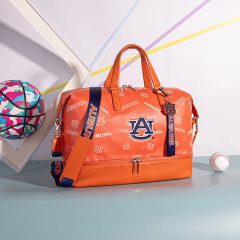 NC-AU008OR   Auburn University Tigers Duffle Bag -Orange