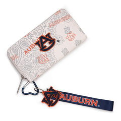 NC-AU011BG Auburn University Tigers Wallet/Wristlet - Beige