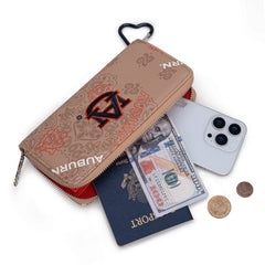 NC-AU011KH   Auburn University Tigers Wallet/Wristlet - Khaki