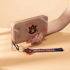 NC-AU011KH   Auburn University Tigers Wallet/Wristlet - Khaki