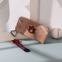 NC-AU011KH   Auburn University Tigers Wallet/Wristlet - Khaki