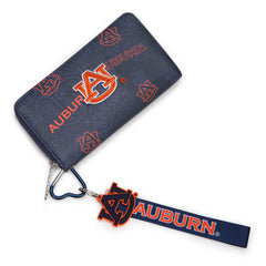 NC-AU011NY Auburn University Tigers Wallet/Wristlet - Navy