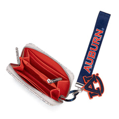 NC-AU012BG   Auburn University Tigers Zip Around Wallet/Wristlet-Beige