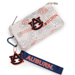 NC-AU013BG  Auburn University Tigers Wallet/Wristlet - Beige