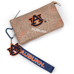 NC-AU013KH   Auburn University Tigers Wallet/Wristlet - Khaki