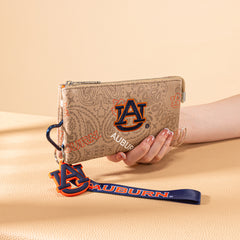 NC-AU013KH   Auburn University Tigers Wallet/Wristlet - Khaki